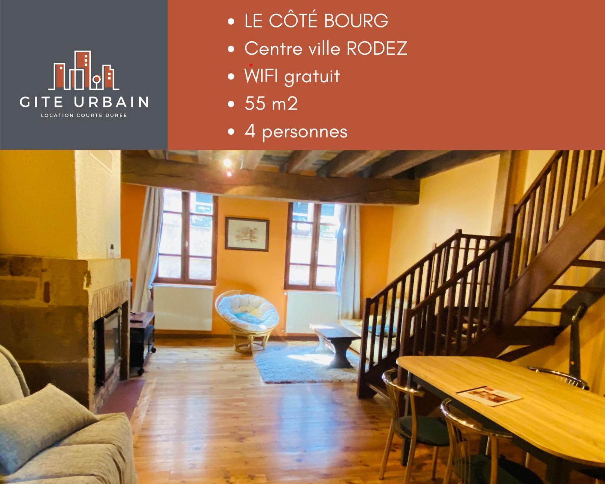 Gite Urbain - Cote Bourg Rodez Bagian luar foto